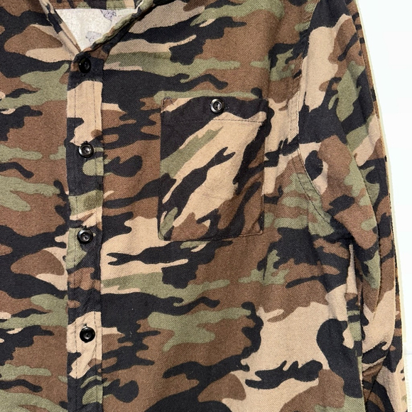 Carbon Camouflage Women’s Men’s Unisex Hooded Button Down jacket Shirt XL - Picture 4 of 8